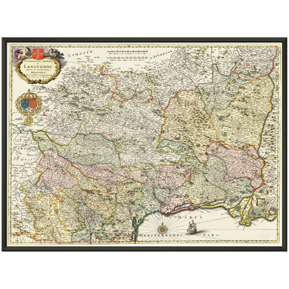Historical city map  Test product horizontal 3 sizes
