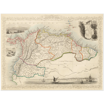 Kolumbien & Venezuela um 1850
