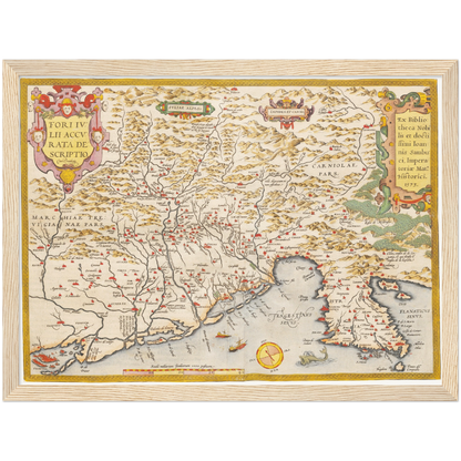 Historical city map  Test product horizontal 3 sizes