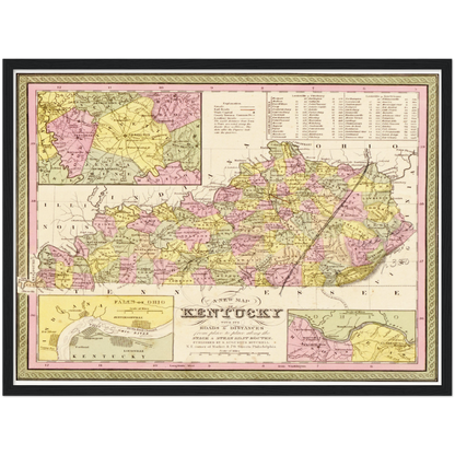 Historical city map  Test product horizontal 3 sizes