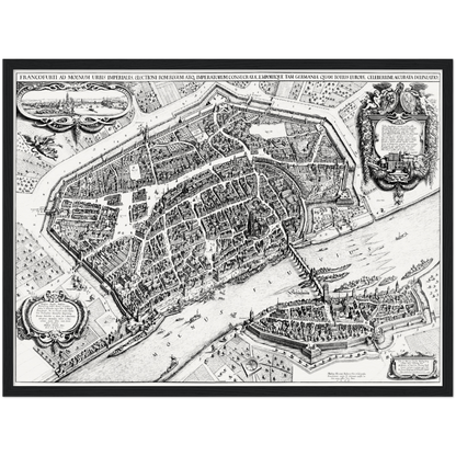 Historical city map  Test product horizontal 3 sizes