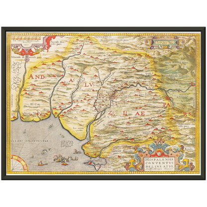 Historical city map  Test product horizontal 3 sizes