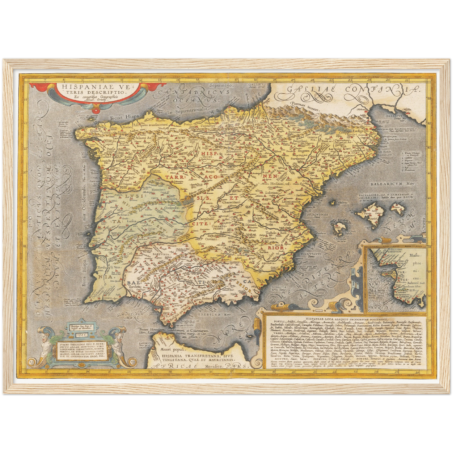 Historical city map  Test product horizontal 3 sizes