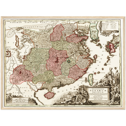 Historical city map  Test product horizontal 3 sizes