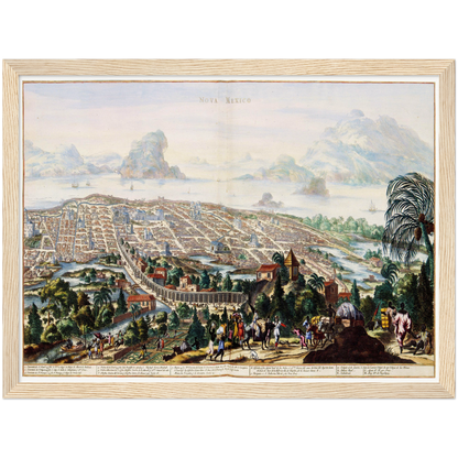 Historical city map  Test product horizontal 3 sizes