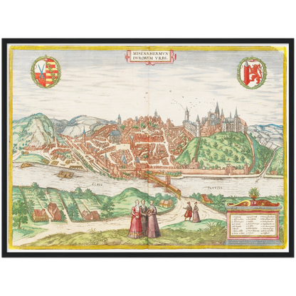 Historical city map  Test product horizontal 3 sizes
