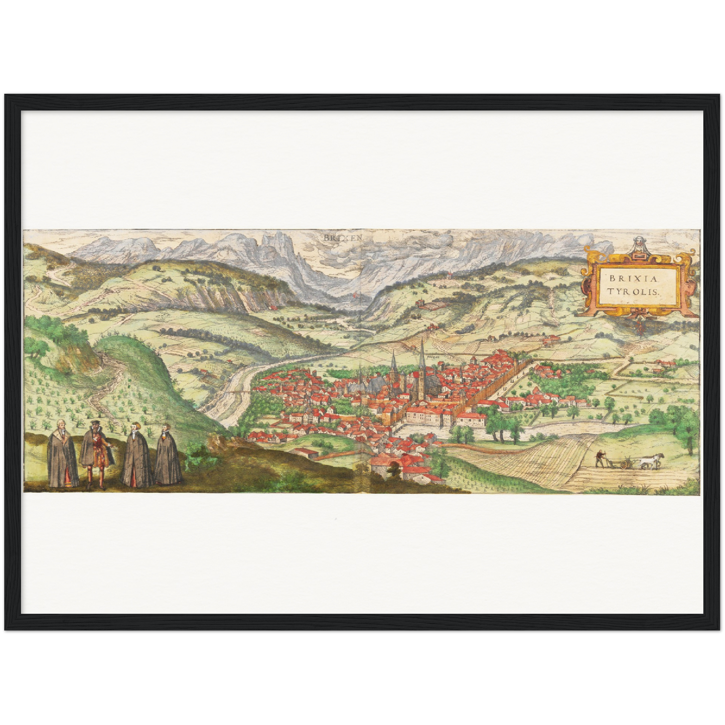 Historical city map  Test product horizontal 3 sizes