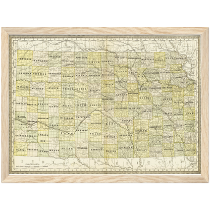 Historical city map  Test product horizontal 3 sizes