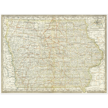 Historical city map  Test product horizontal 3 sizes