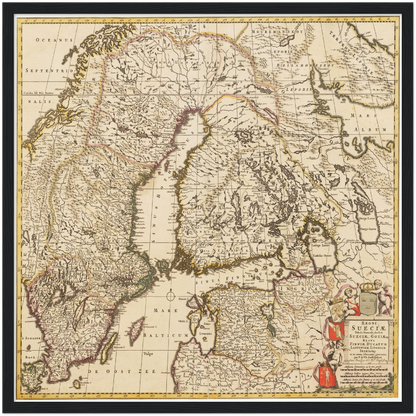 Historical city map  Test product horizontal 3 sizes