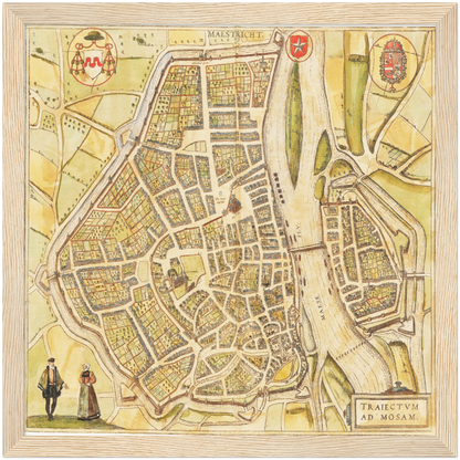 Historical city map  Test product horizontal 3 sizes