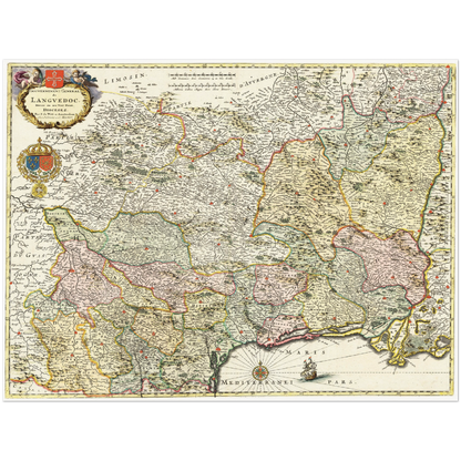 Historical city map  Test product horizontal 3 sizes