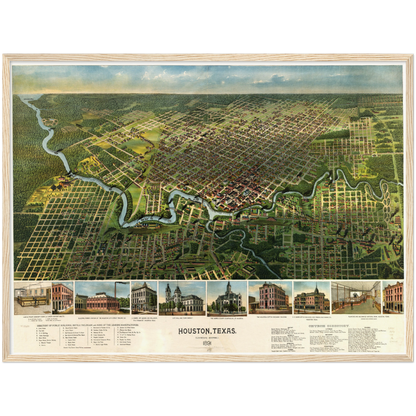 Historical city map  Test product horizontal 3 sizes