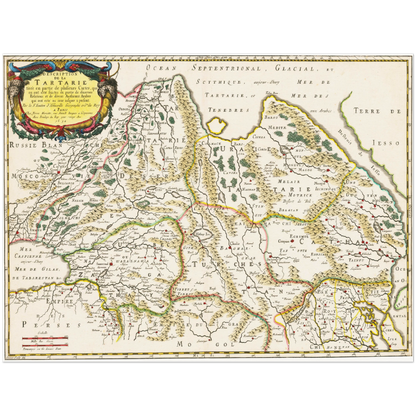 Historical city map  Test product horizontal 3 sizes