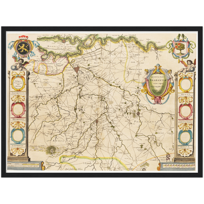 Historical city map  Test product horizontal 3 sizes