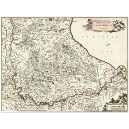 Historical city map  Test product horizontal 3 sizes