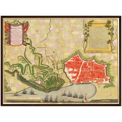 Historical city map  Test product horizontal 3 sizes