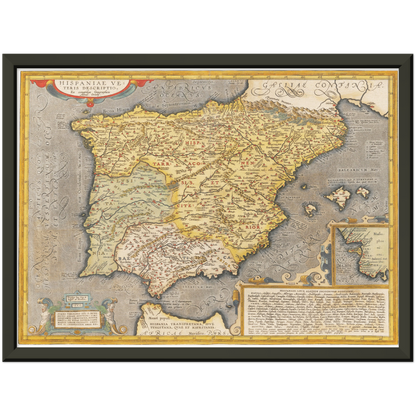 Historical city map  Test product horizontal 3 sizes