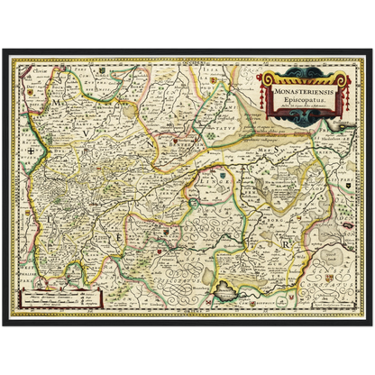 Historical city map  Test product horizontal 3 sizes