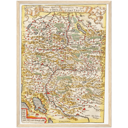 Historical city map  Test product horizontal 3 sizes