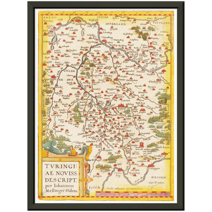 Historical city map  Test product horizontal 3 sizes