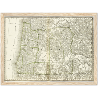 Historical city map  Test product horizontal 3 sizes