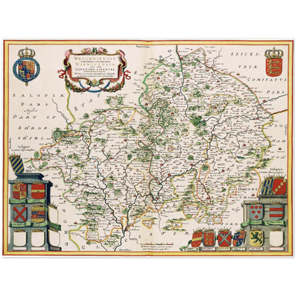 Worcestershire um 1646