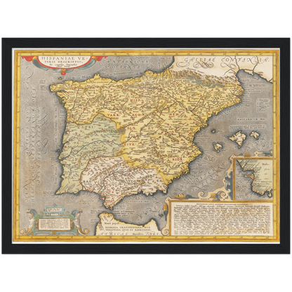 Historical city map  Test product horizontal 3 sizes