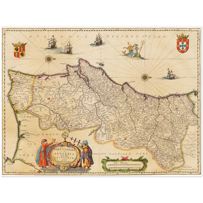 Historical city map  Test product horizontal 3 sizes