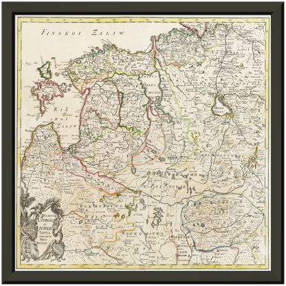 Historical city map  Test product horizontal 3 sizes