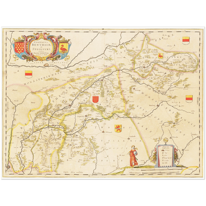 Historical city map  Test product horizontal 3 sizes