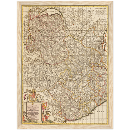 Historical city map  Test product horizontal 3 sizes