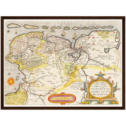 Historical city map  Test product horizontal 3 sizes