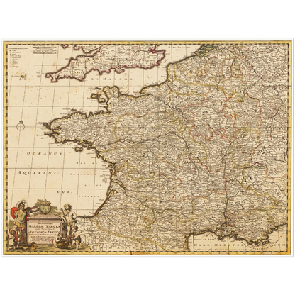 Historical city map  Test product horizontal 3 sizes