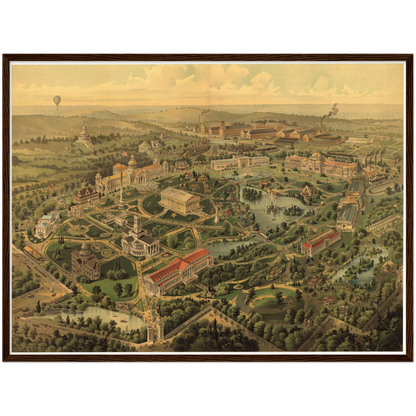 Historical city map  Test product horizontal 3 sizes