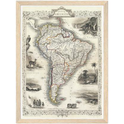 Südamerika um 1850