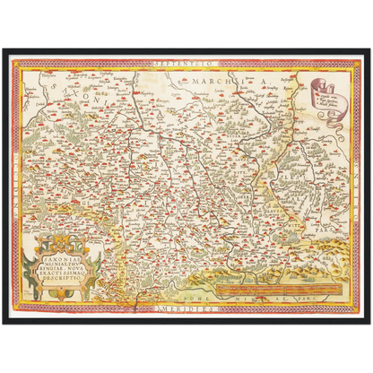 Historical city map  Test product horizontal 3 sizes