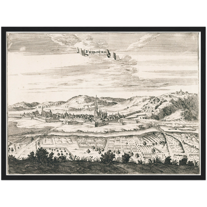 Historical city map  Test product horizontal 3 sizes