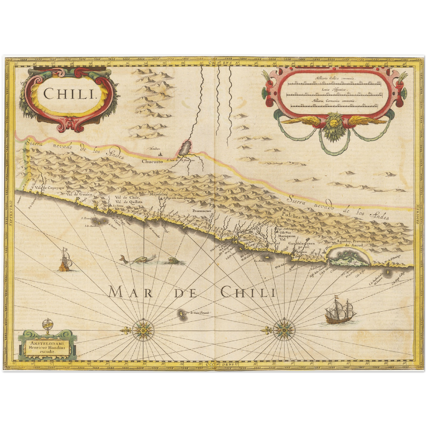 Chile um 1638