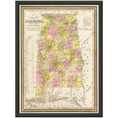 Historical city map  Test product horizontal 3 sizes