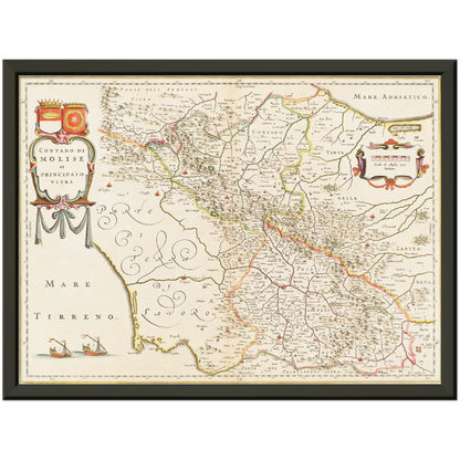 Historical city map  Test product horizontal 3 sizes