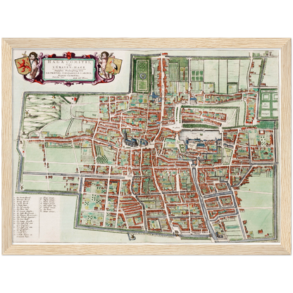Historical city map  Test product horizontal 3 sizes