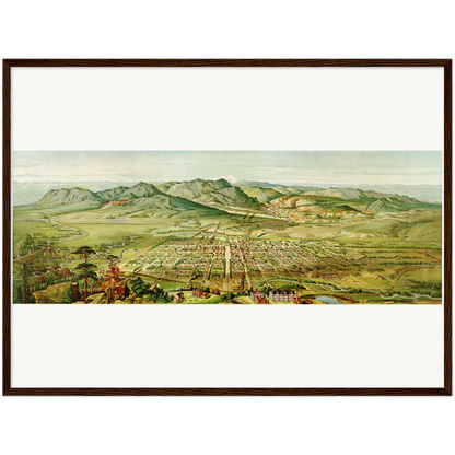 Historical city map  Test product horizontal 3 sizes