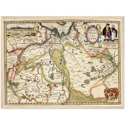 Historical city map  Test product horizontal 3 sizes