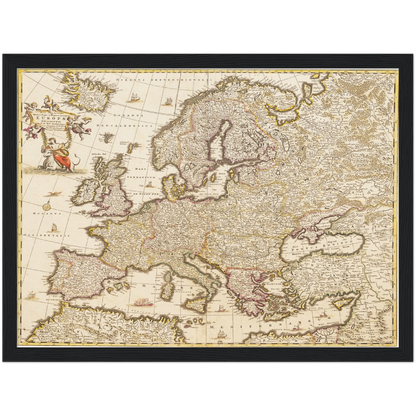 Historical city map  Test product horizontal 3 sizes