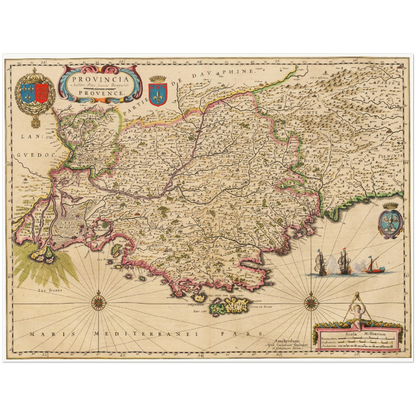 Historical city map  Test product horizontal 3 sizes