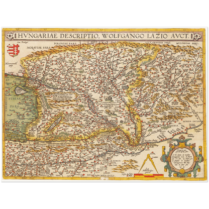 Historical city map  Test product horizontal 3 sizes