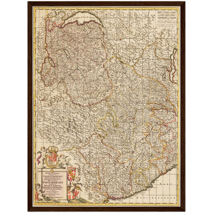 Historical city map  Test product horizontal 3 sizes