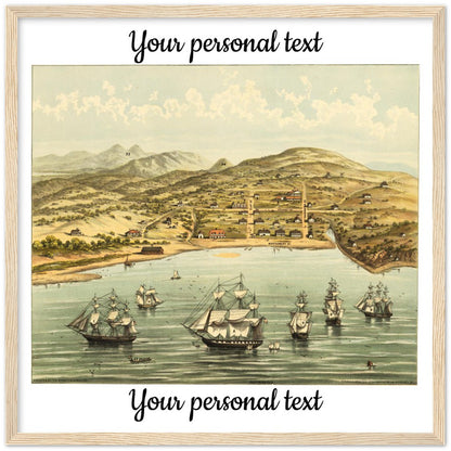 Personalisierte historische amerikanische Stadtansichten