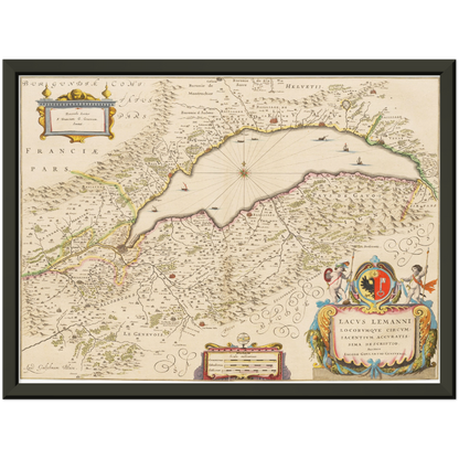 Historical city map  Test product horizontal 3 sizes